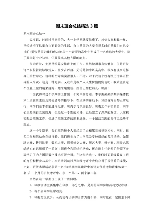 期末班会总结精选3篇.docx