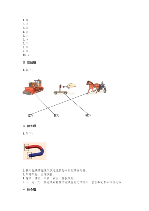 教科版小学科学二年级下册 期末测试卷精选.docx