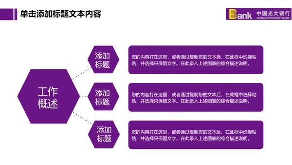 精美大气中国光大银行动态PPT模板