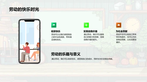劳动教学实务PPT模板
