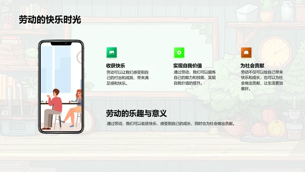 劳动教学实务PPT模板