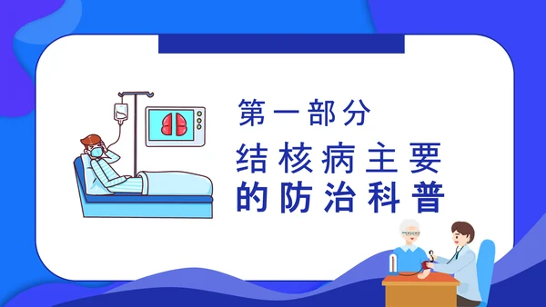 世界防治结核病日，呼吸科肺结核PPT模板