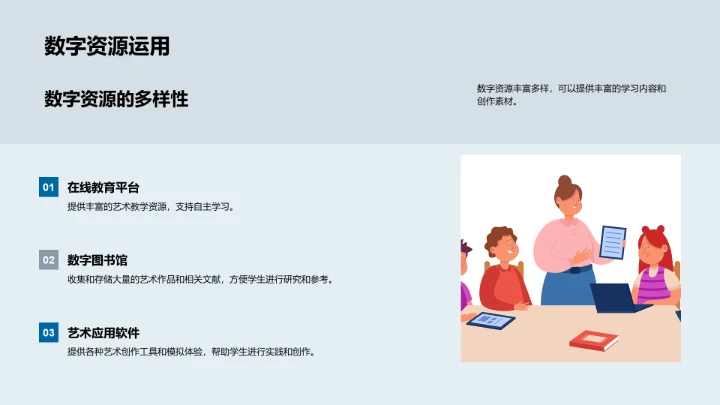 艺术教育革新PPT模板