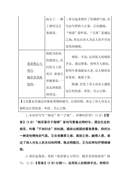 七年级语文上册古诗鉴赏知识完整版.docx