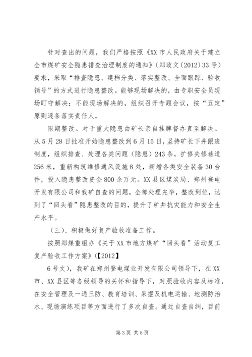 复产验收汇报材料精编.docx