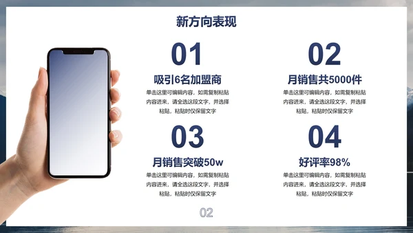 高级实景励志月度销售工作总结汇报PPT模板