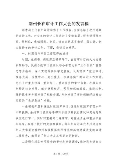 副州长在审计工作大会的发言稿.docx