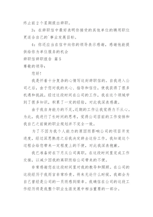 辞职信辞职报告.docx