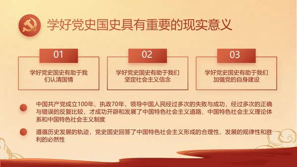 中国精神党建党支部年年终总结PPT