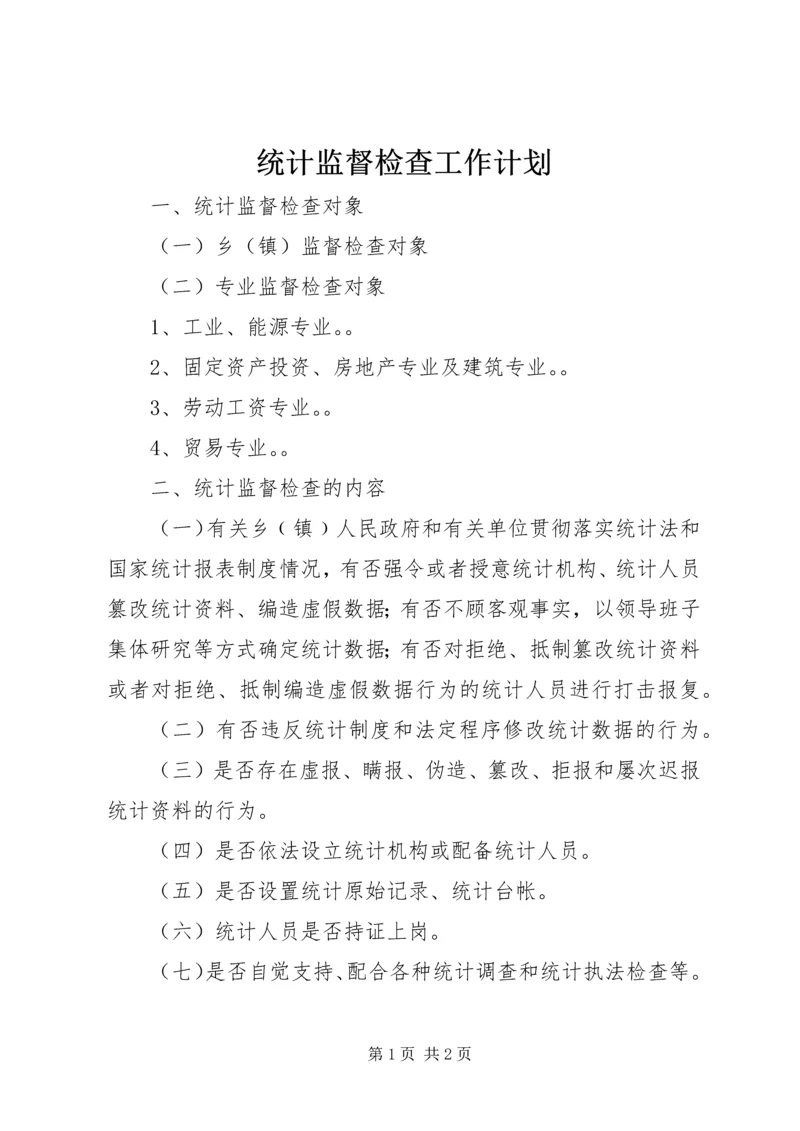 统计监督检查工作计划.docx