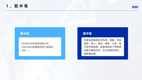 蓝色简约风成人氧气吸入疗法护理培训PPT模板护理查房