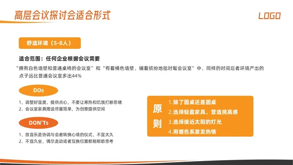 橙色简约高效会议管理术培训PPT模板宣传PPT动态PPT