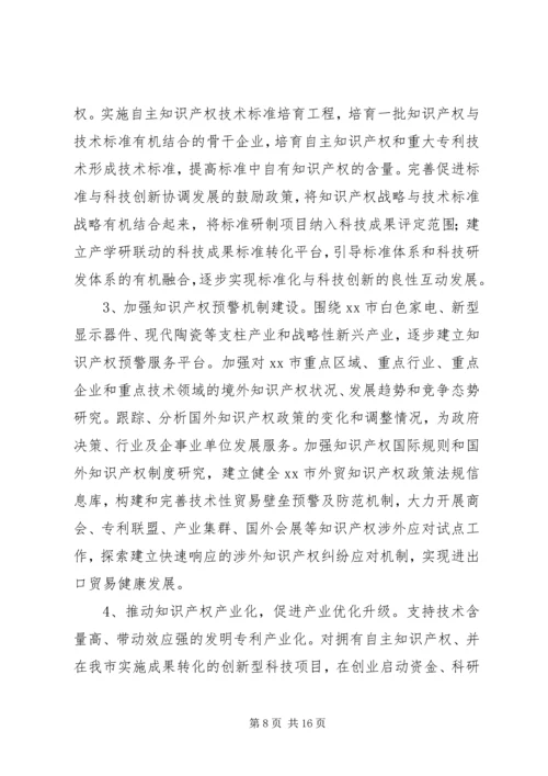 市知识产权战略发展规划.docx