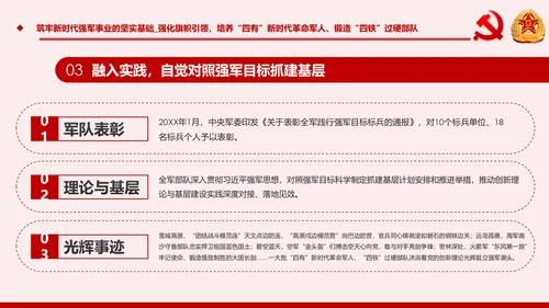 军队基层建设军队部队过硬作风强军兴军PPT
