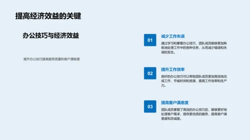 办公技巧提升策略PPT模板