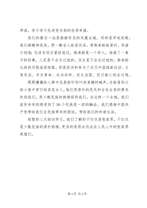 张家界心得张家界简短的旅游感想.docx