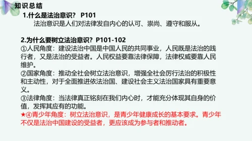 第四单元 走进法治天地 复习课件(共42张PPT)