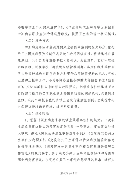 职业病监测报告方案.docx
