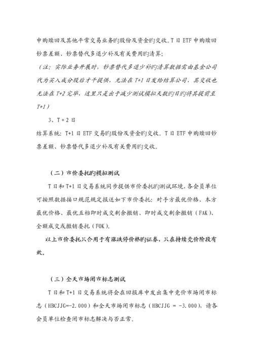 ETF及市价委托等业务第二次全网测试专题方案.docx