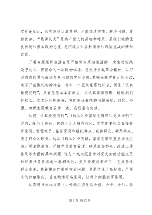 关于如何开好第二批主题教育组织生活会的网评五篇.docx