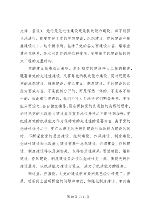 党的建设深化发展的几个问题.docx