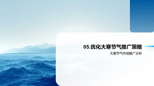 大寒节气市场推广策略PPT模板