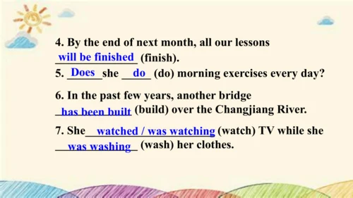 Module 5 Look after yourself Unit 3 Language in us