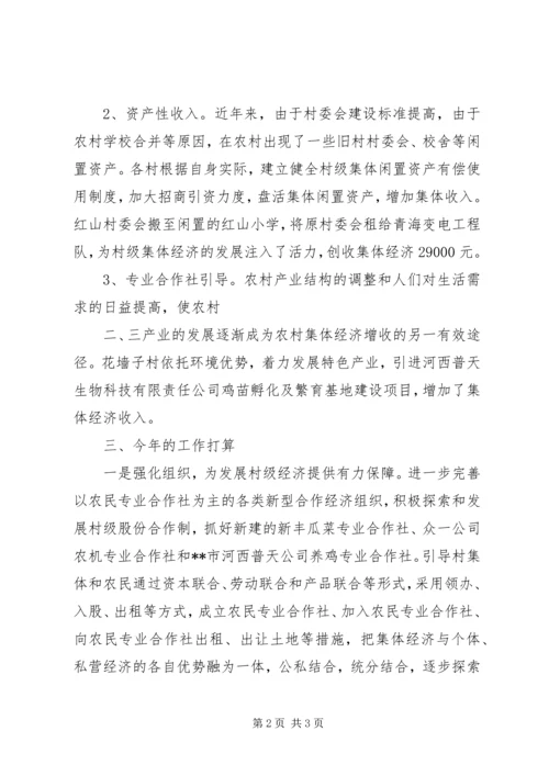 发展壮大六米村级集体经济的调研报告 (5).docx