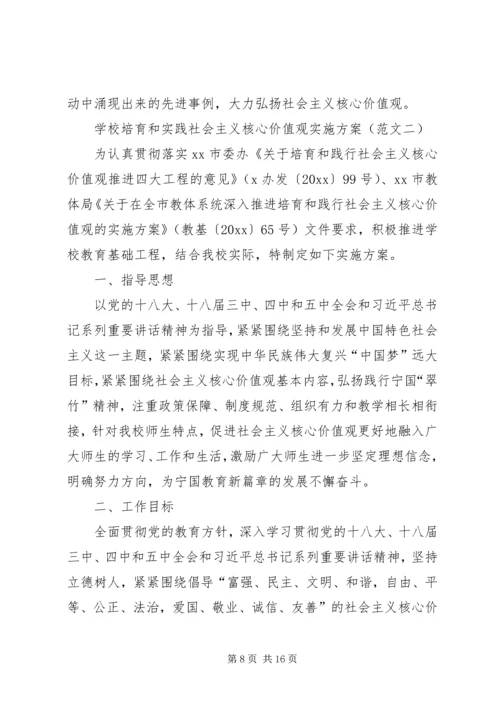 践行社会主义核心价值观主题教育实施方案.docx