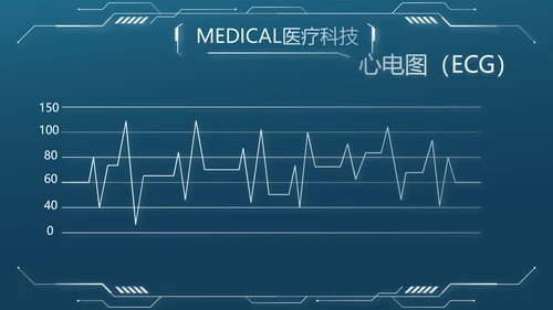 大脑医学影像数字化医疗技术动态PPT模板