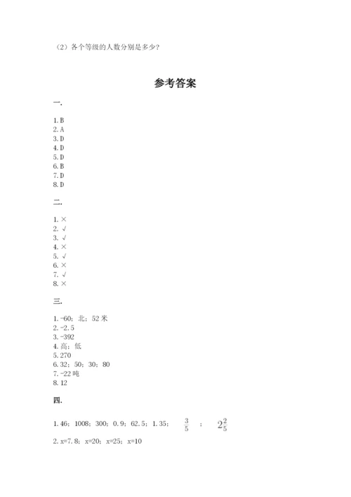 河北省【小升初】2023年小升初数学试卷及答案（有一套）.docx