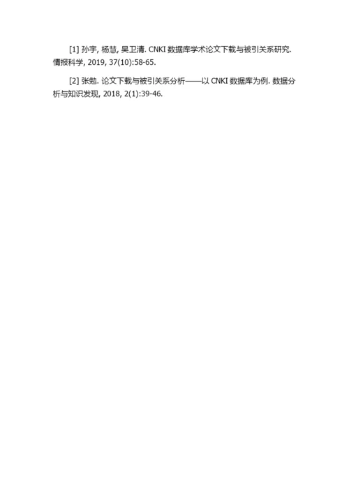 基于CNKI的论文下载频次和被引频次的相关性分析——以《西南交通大学学报》为例.docx