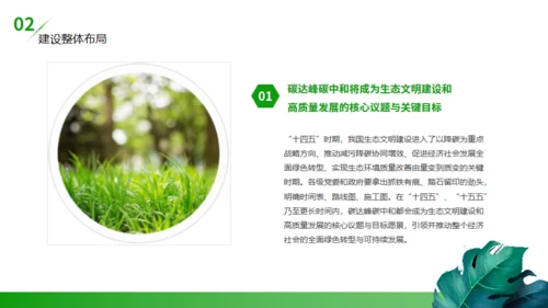 碳达峰碳中和低炭经济环境保护通用PPT模板