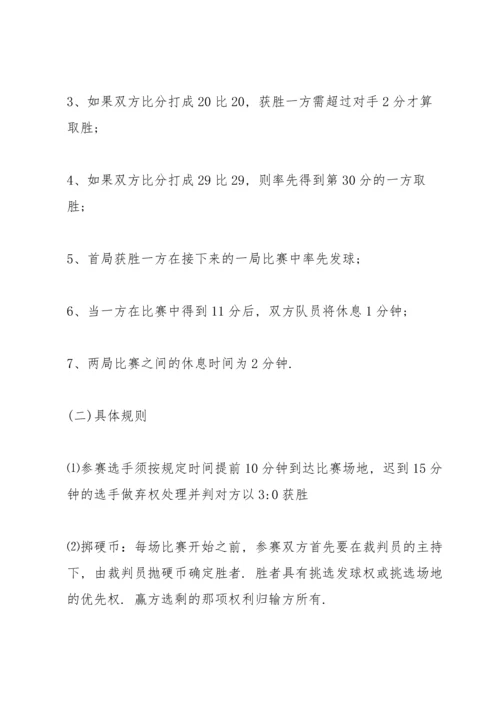 关于羽毛球比赛的优秀策划方案.docx