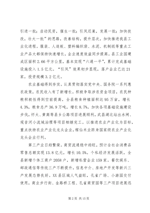 政府党组工作报告.docx
