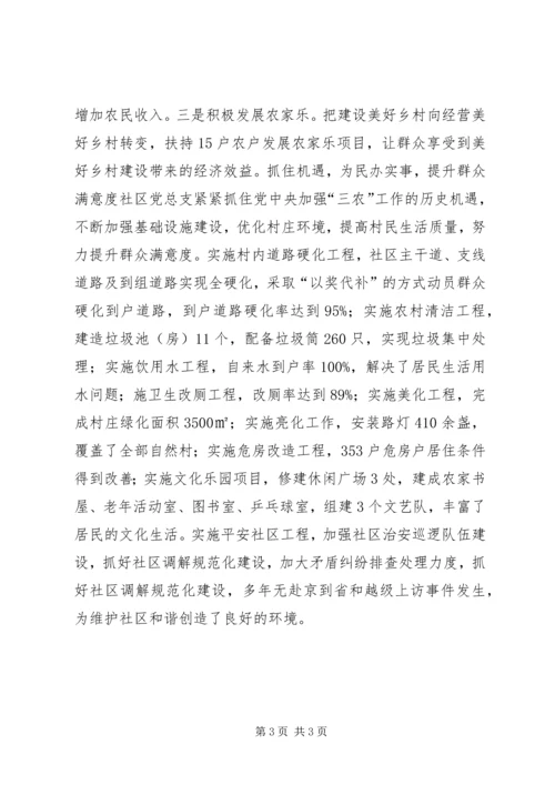 社区基层党组织先进典型材料.docx