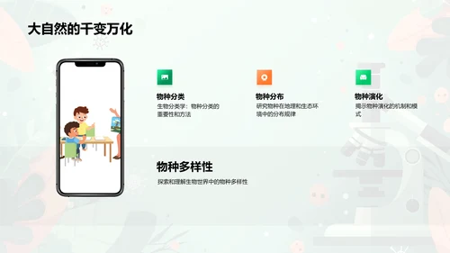 生物进化与物种起源PPT模板