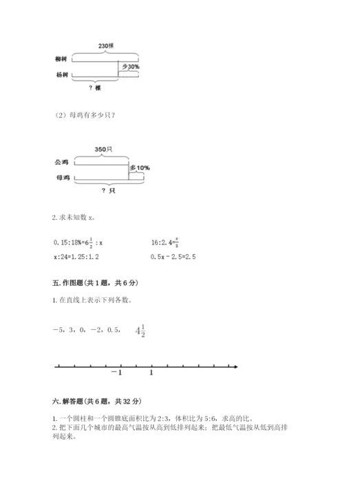 逊克县六年级下册数学期末测试卷有完整答案.docx