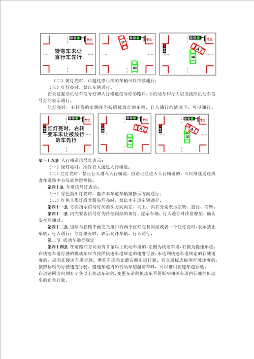 图解道路交通事故责任划分及法律依据