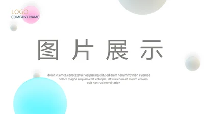 简约公司产品介绍宣传图片展示PPT动态模板