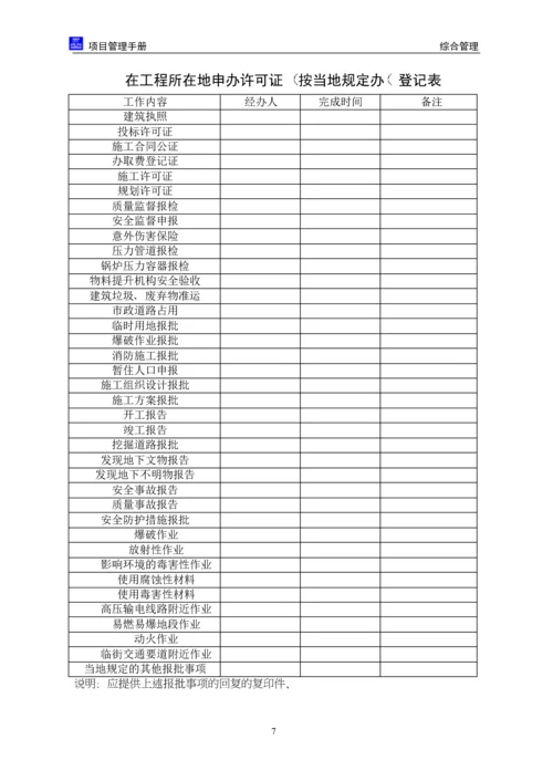 中建八局项目管理手册.docx