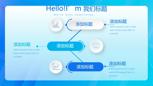 蓝色智能心脏监护项目工作总结汇报动态PPT模板
