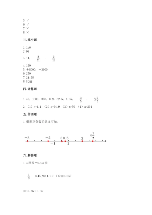 六年级下册数学期末测试卷附完整答案（典优）.docx