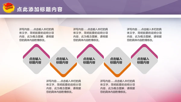 青春正能量团委五四青年节共青团PPT模板