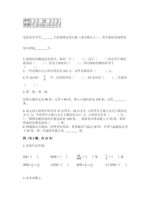 西师大版小升初数学模拟试卷附答案（b卷）.docx