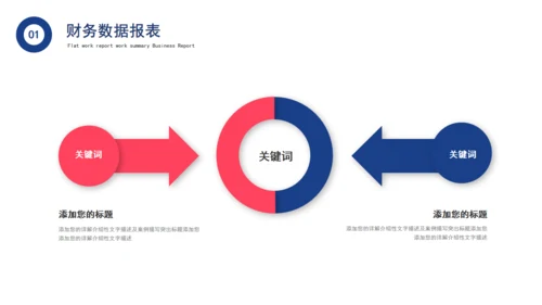 简约的财务数据分析通用PPT报告