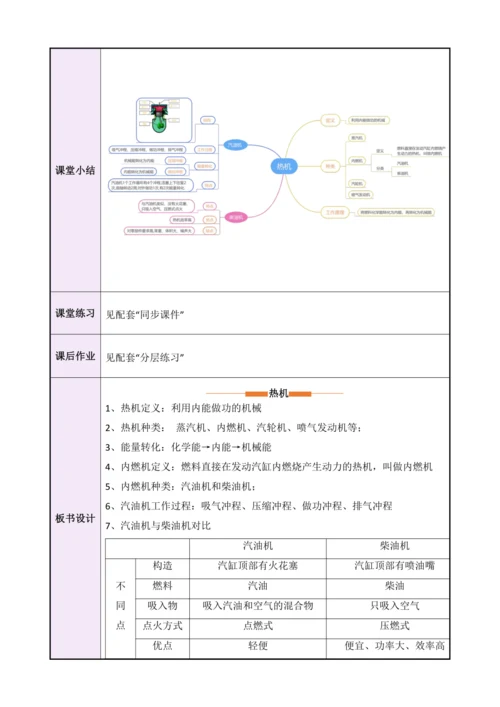 【新课标】14.1热机（教学设计）【2024秋人教九全物理高效完全备课】