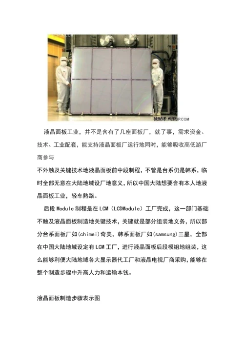 液晶面板制造工艺流程概述模板.docx
