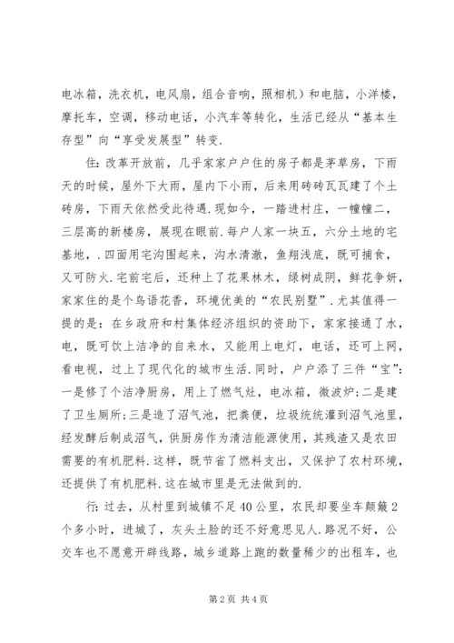 人民生活水品变化调查研究报告.docx
