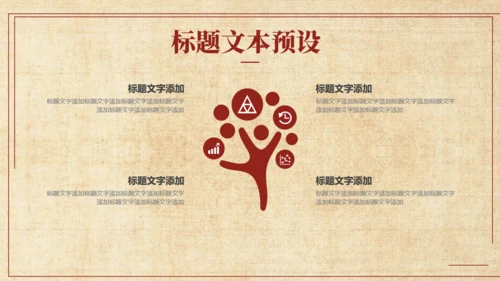 怀旧风格五四青年节通用PPT母版